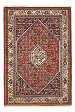 Persisk tæppe - Bijar - 209 x 141 cm - rust