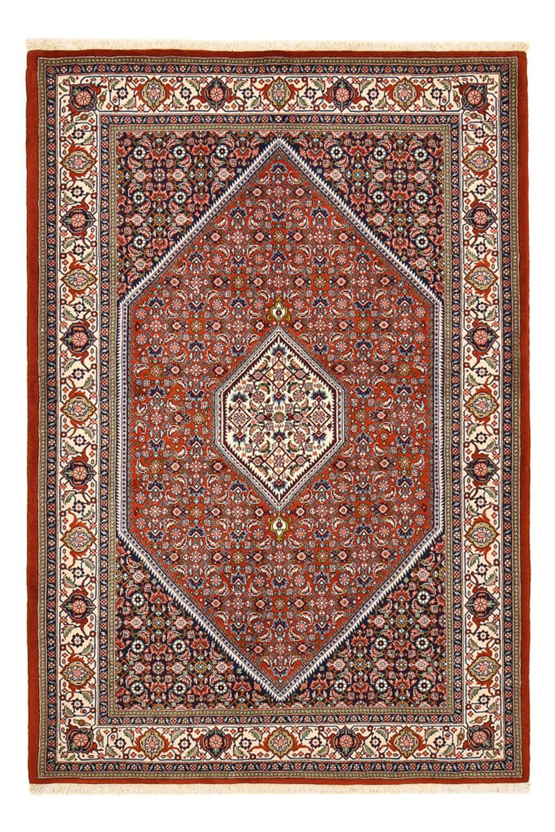 Persisk tæppe - Bijar - 209 x 141 cm - rust