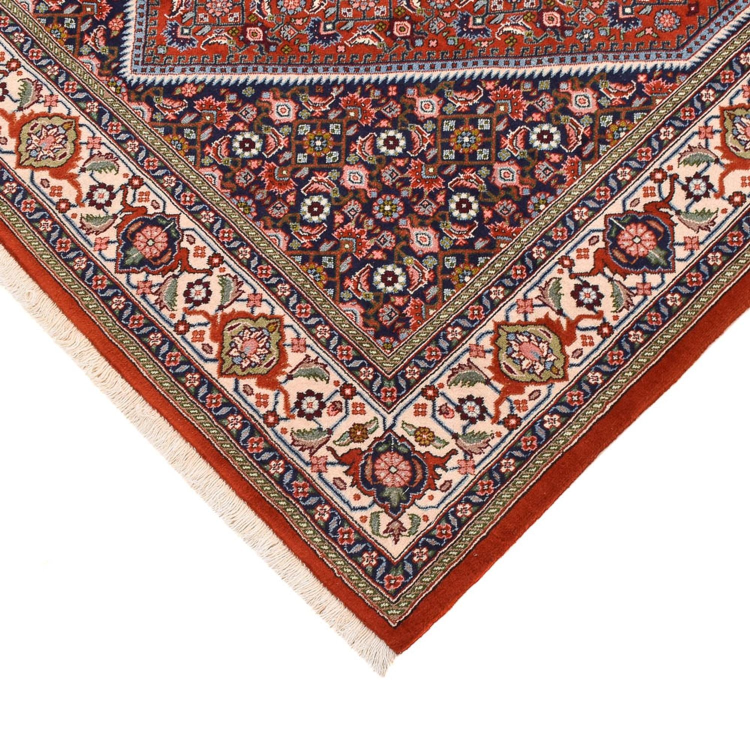 Persisk tæppe - Bijar - 209 x 141 cm - rust