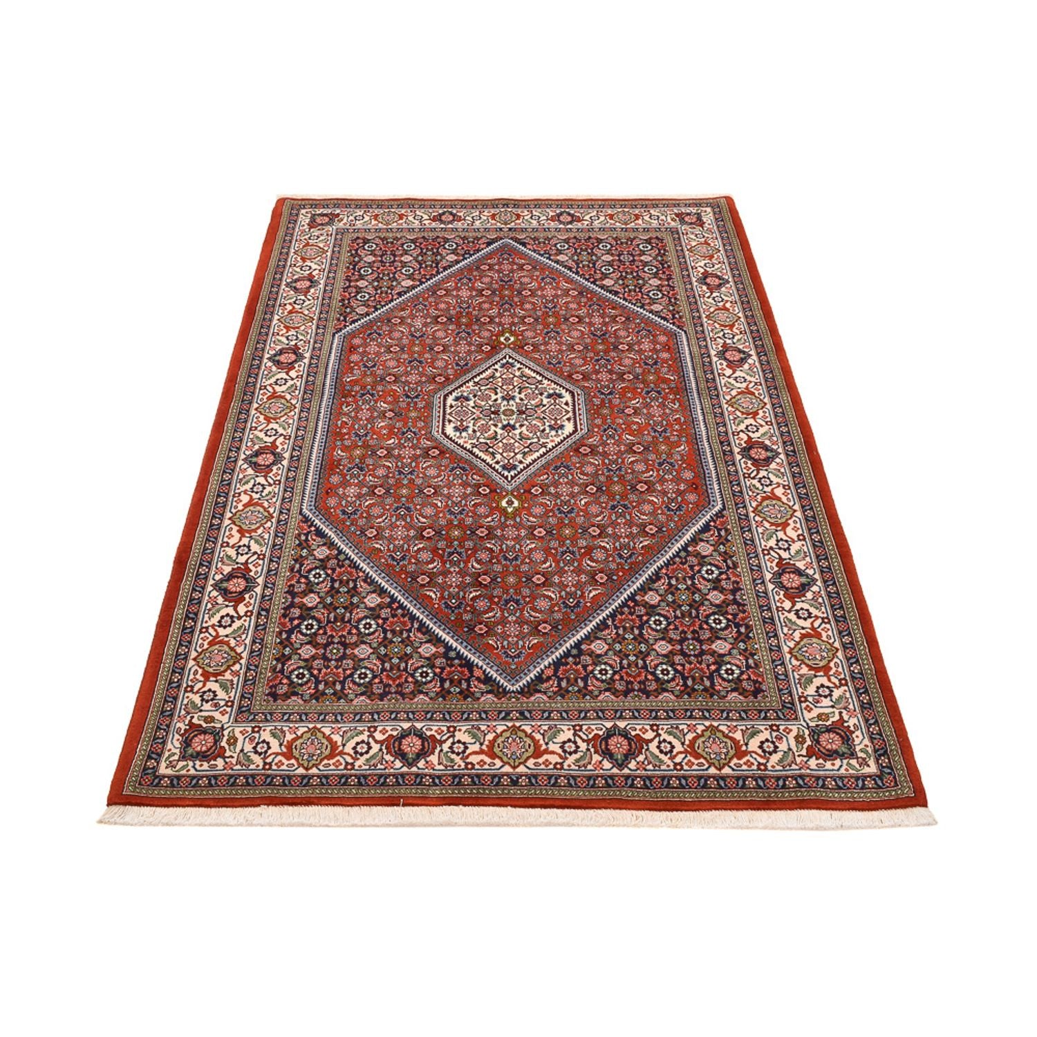 Persisk tæppe - Bijar - 209 x 141 cm - rust