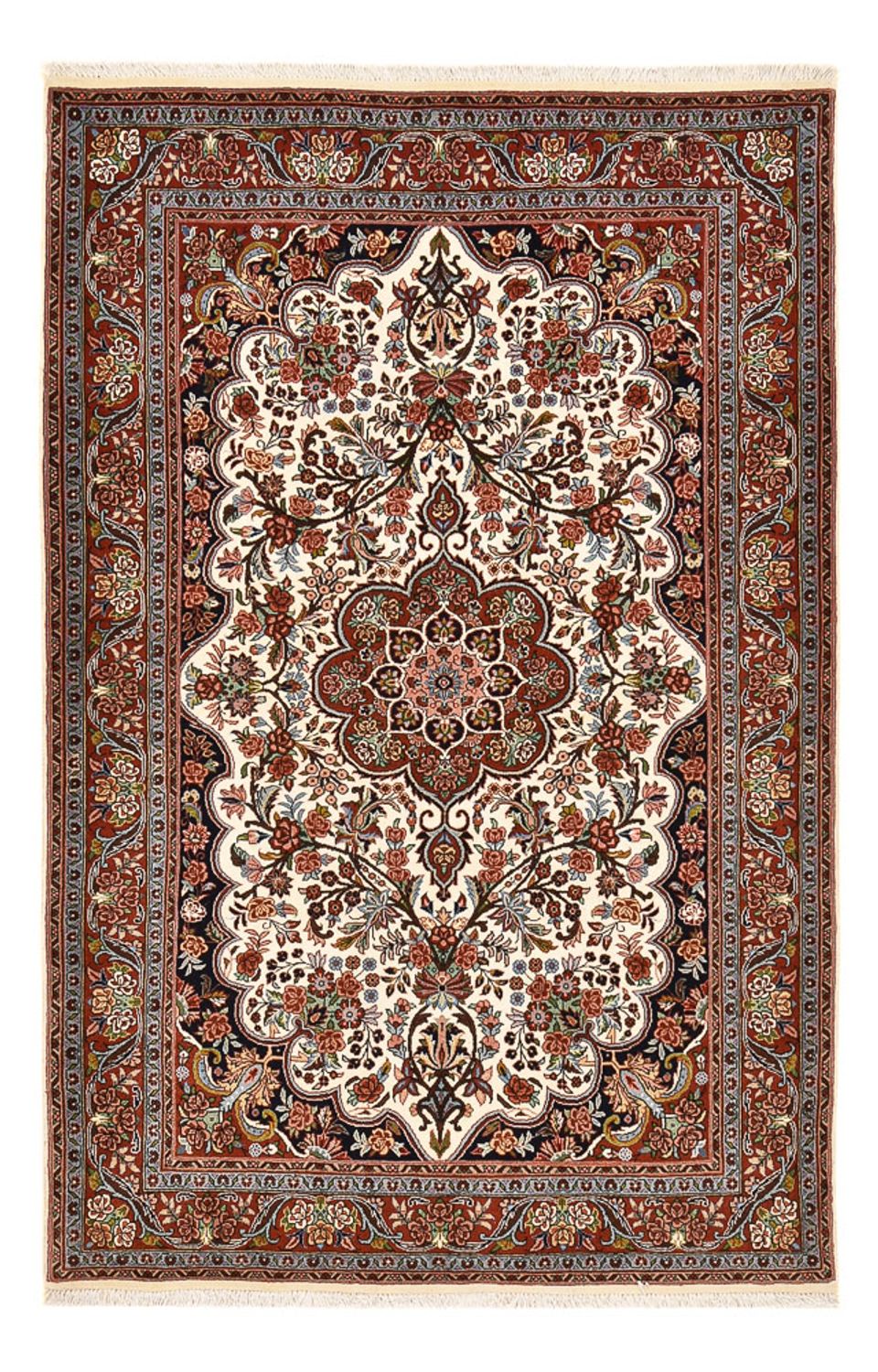Persisk tæppe - Bijar - 210 x 135 cm - creme
