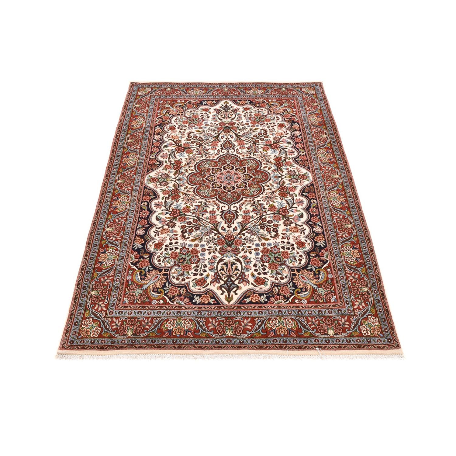 Persisk tæppe - Bijar - 210 x 135 cm - creme