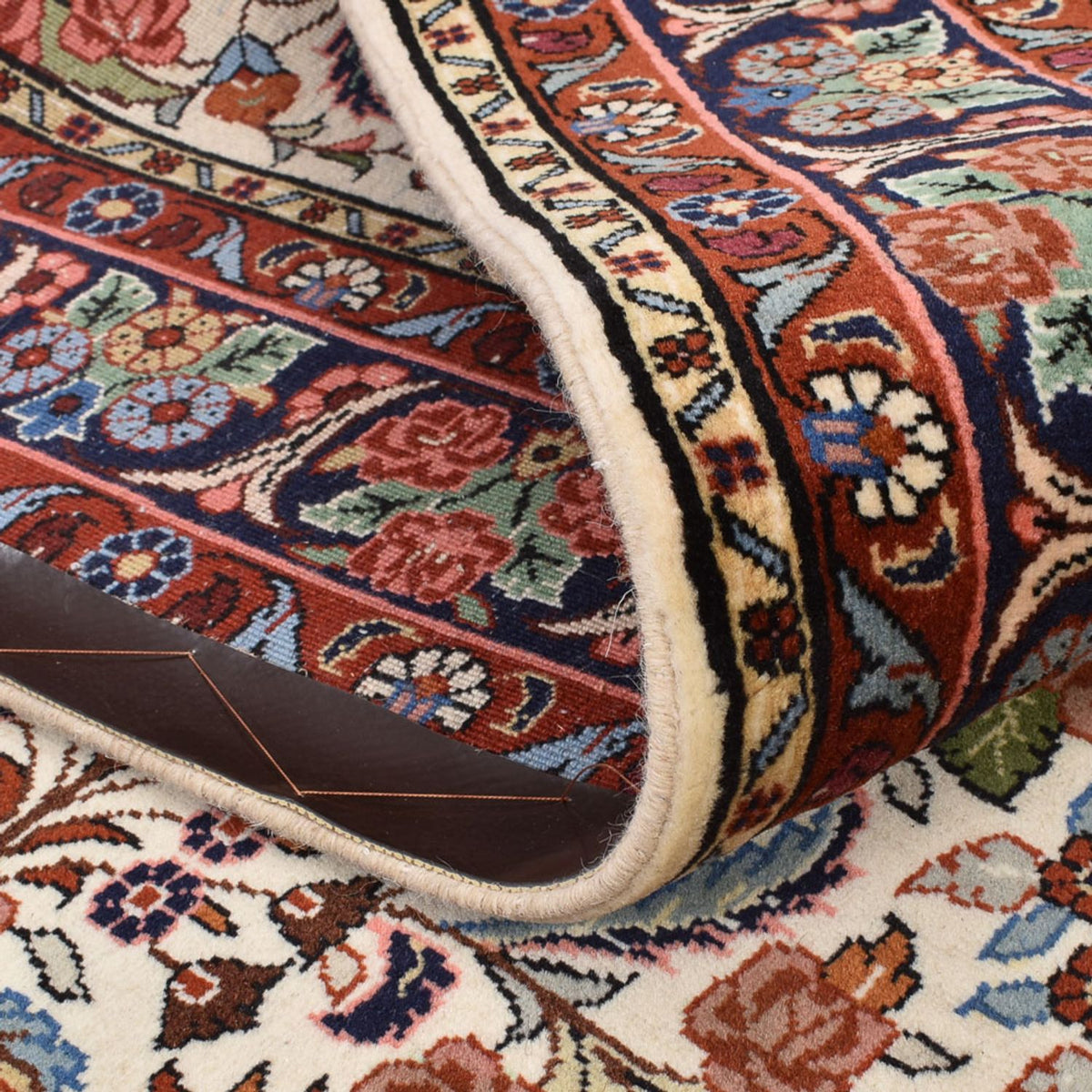 Persisk tæppe - Bijar - 211 x 135 cm - creme