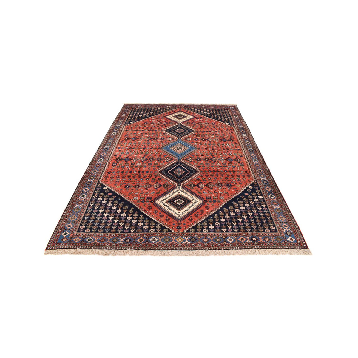 Persisk tæppe - Nomadisk - 291 x 202 cm - orange
