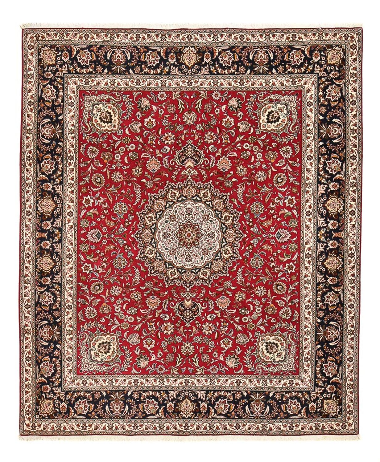 Persisk tæppe - Tabriz - Royal - 295 x 249 cm - rød