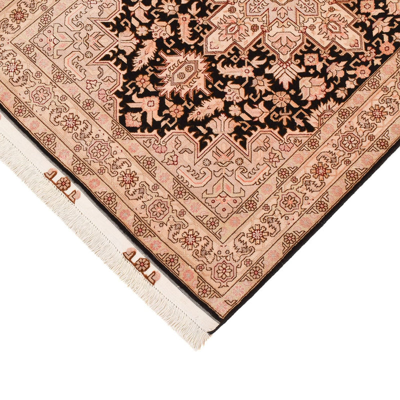 Løber Persisk tæppe - Tabriz - Royal - 305 x 80 cm - lys beige