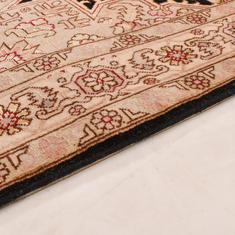 Løber Persisk tæppe - Tabriz - Royal - 305 x 80 cm - lys beige