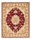Persisk tæppe - Tabriz - Royal - 191 x 148 cm - rød