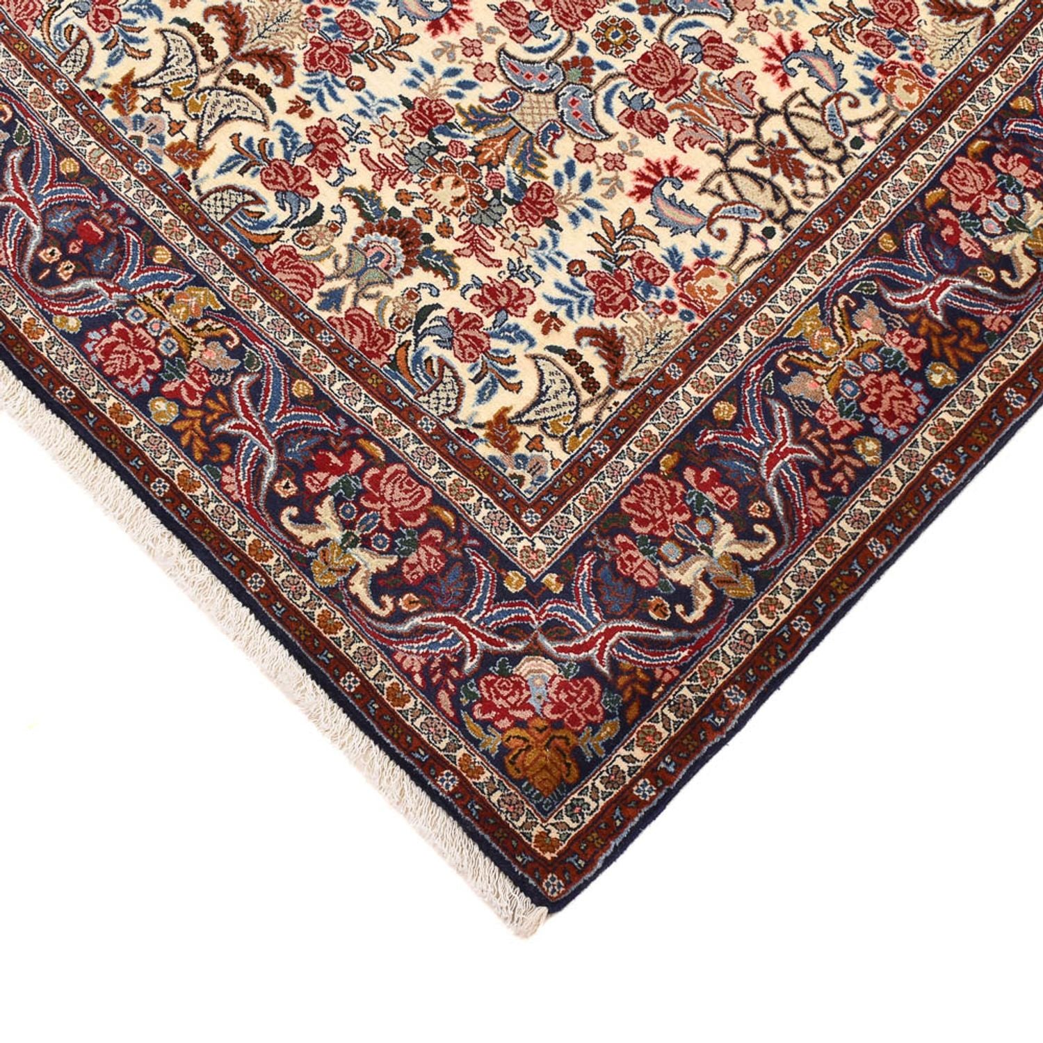 Persisk tæppe - Bijar - 205 x 148 cm - creme