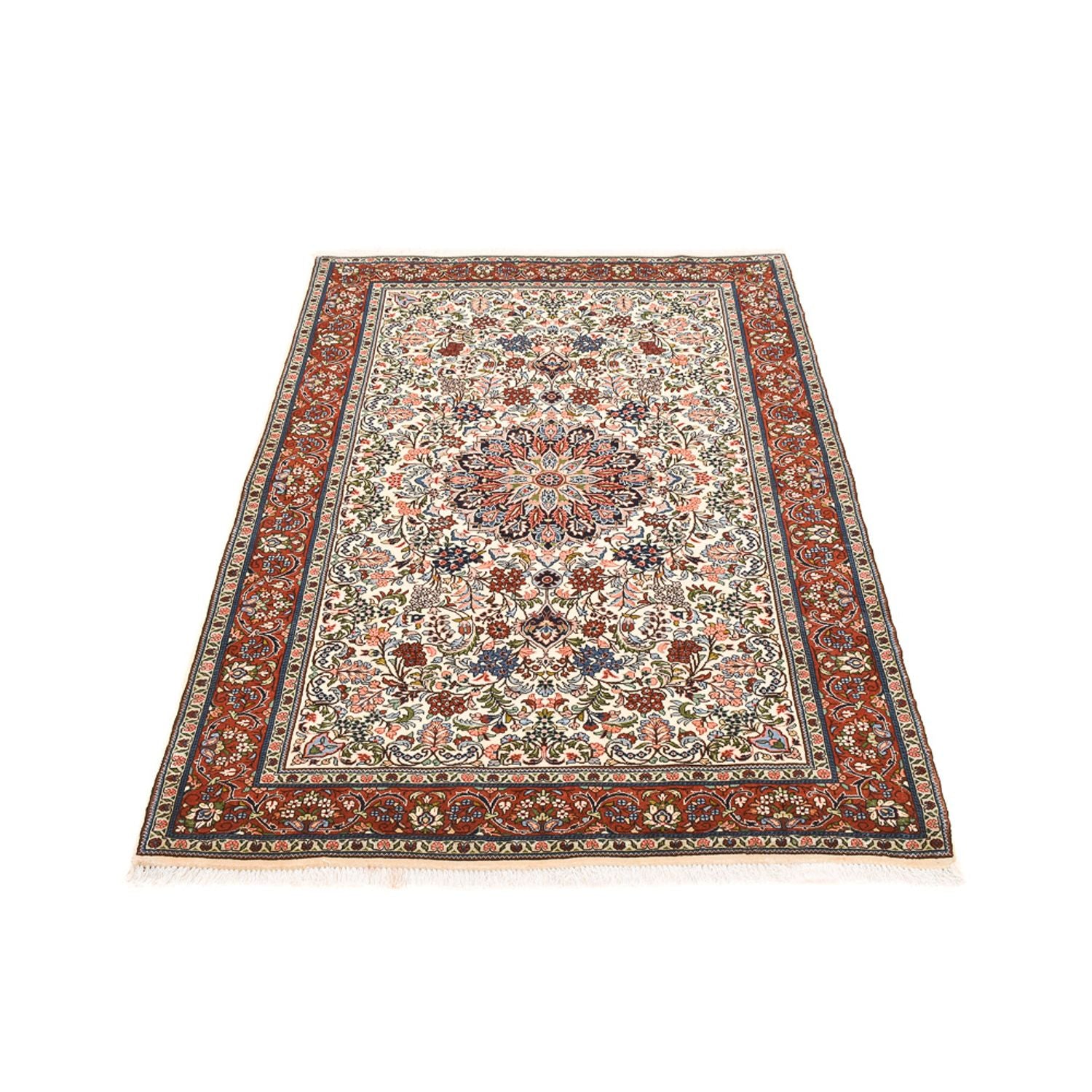 Persisk tæppe - Bijar - 205 x 139 cm - creme