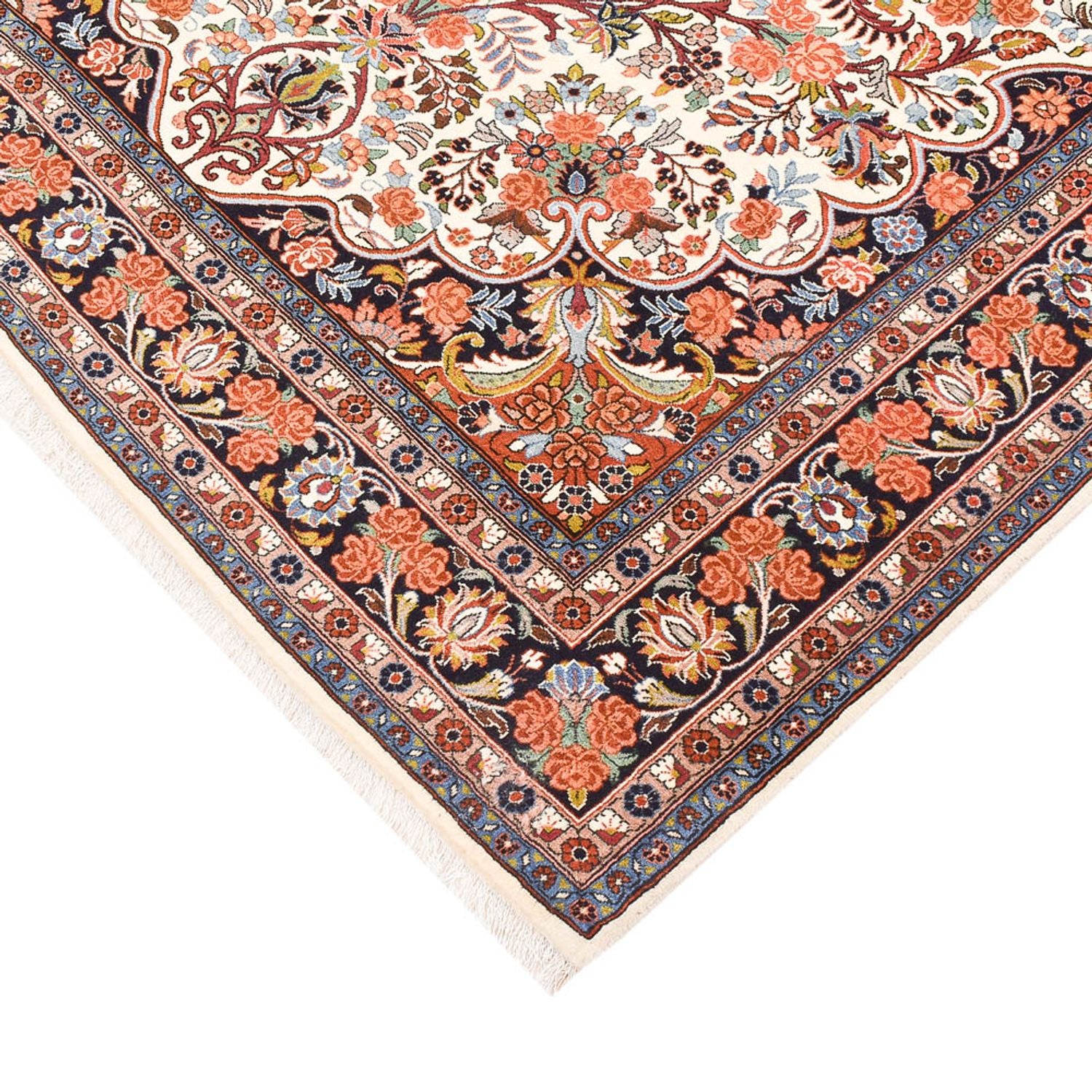 Persisk tæppe - Bijar - 248 x 179 cm - beige