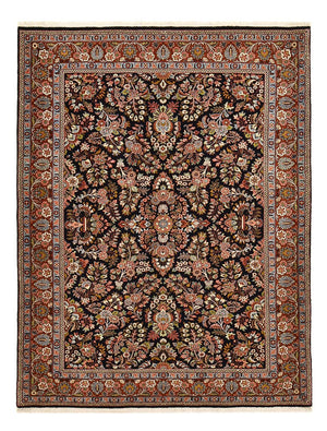 Persisk tæppe - Bijar - 230 x 173 cm - mørkeblå