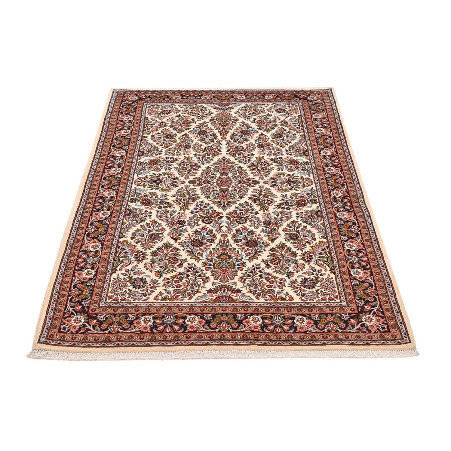 Persisk tæppe - Bijar - 206 x 146 cm - creme