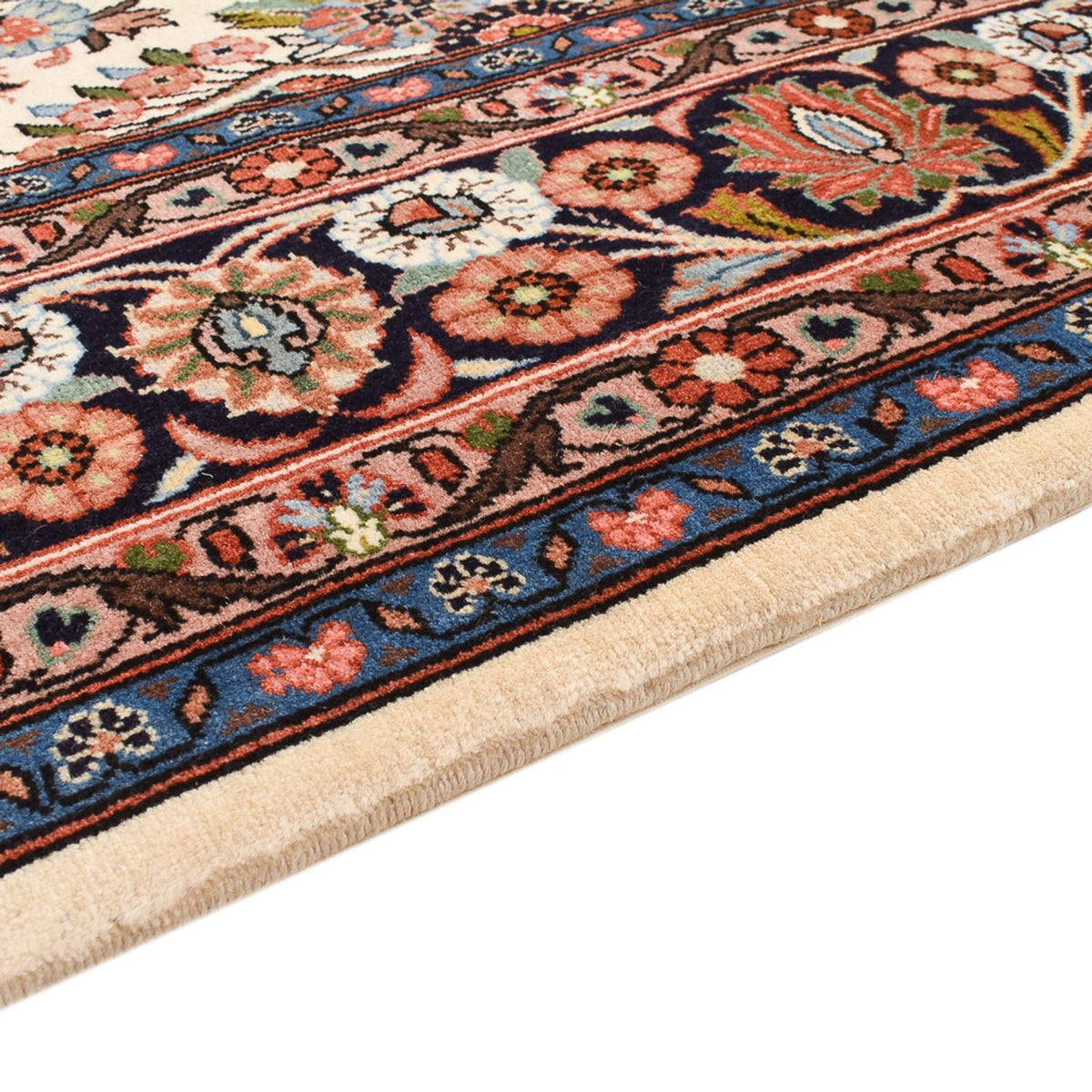 Persisk tæppe - Bijar - 237 x 181 cm - beige