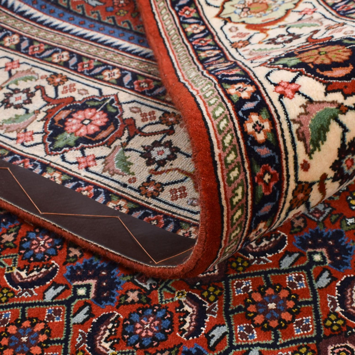 Persisk tæppe - Bijar - 213 x 139 cm - rust