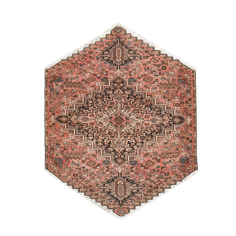 Persisk tæppe - Nomadisk - 180 x 127 cm - lysrød