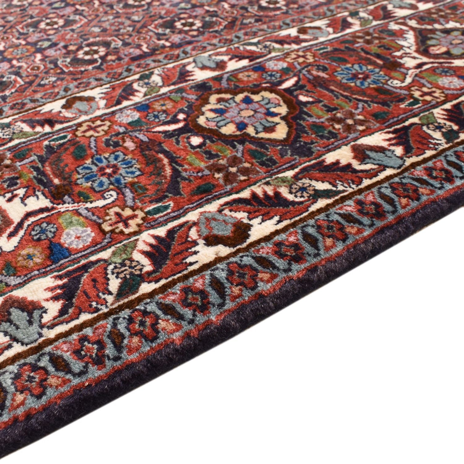 Persisk tæppe - Bijar - 239 x 202 cm - rust