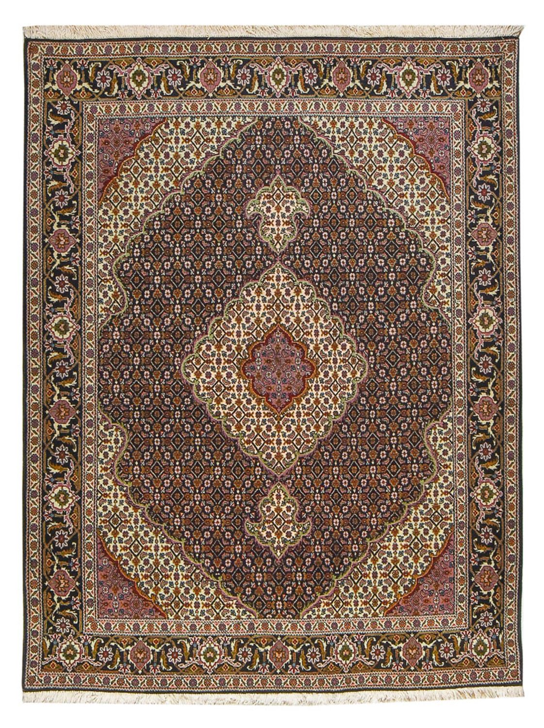 Persisk tæppe - Tabriz - Royal - 202 x 152 cm - rust
