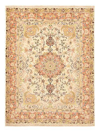 Persisk tæppe - Tabriz - Royal - 210 x 153 cm - lys beige