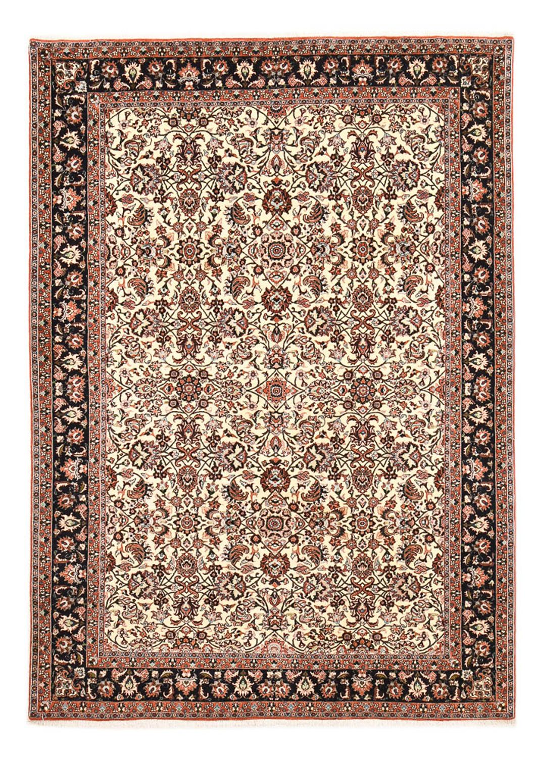 Persisk tæppe - Bijar - 292 x 204 cm - creme
