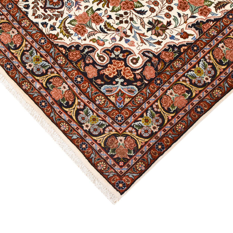 Persisk tæppe - Bijar - 206 x 137 cm - creme