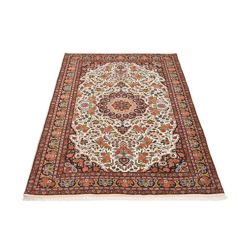 Persisk tæppe - Bijar - 206 x 137 cm - creme