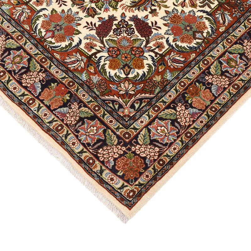 Persisk tæppe - Bijar - 210 x 140 cm - lys beige
