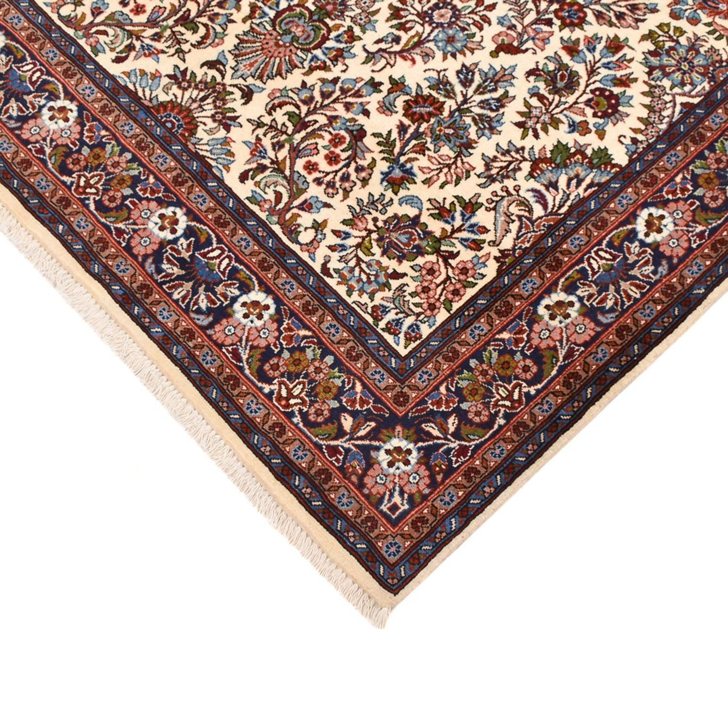Persisk tæppe - Bijar - 226 x 135 cm - creme