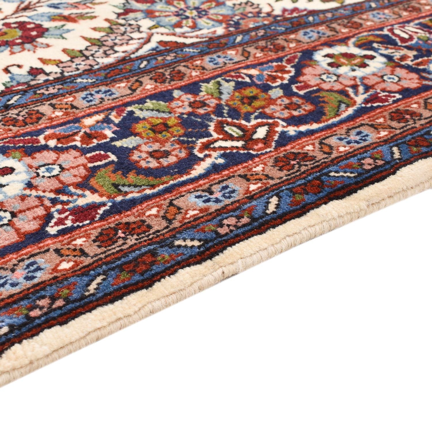 Persisk tæppe - Bijar - 226 x 135 cm - creme