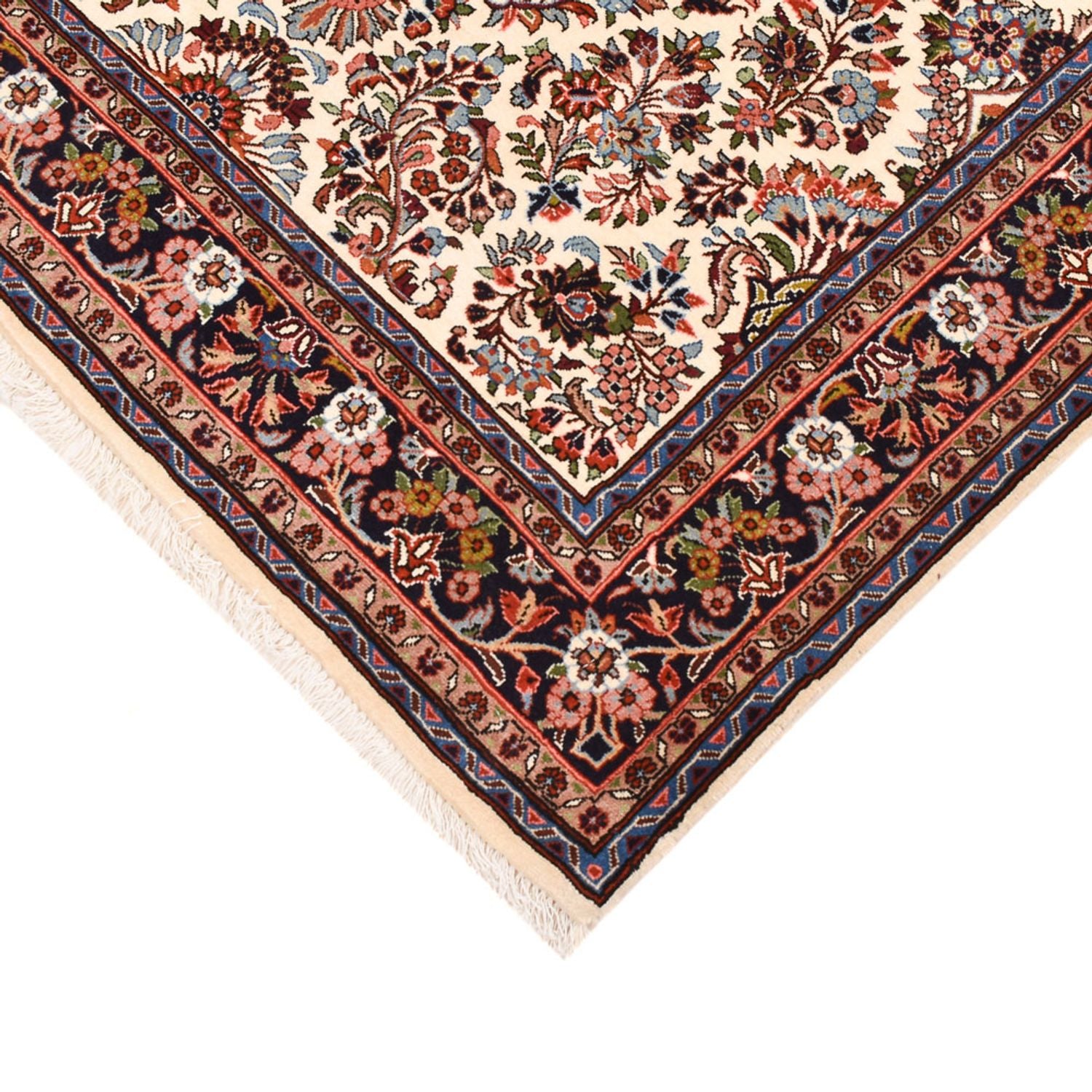 Persisk tæppe - Bijar - 205 x 135 cm - creme