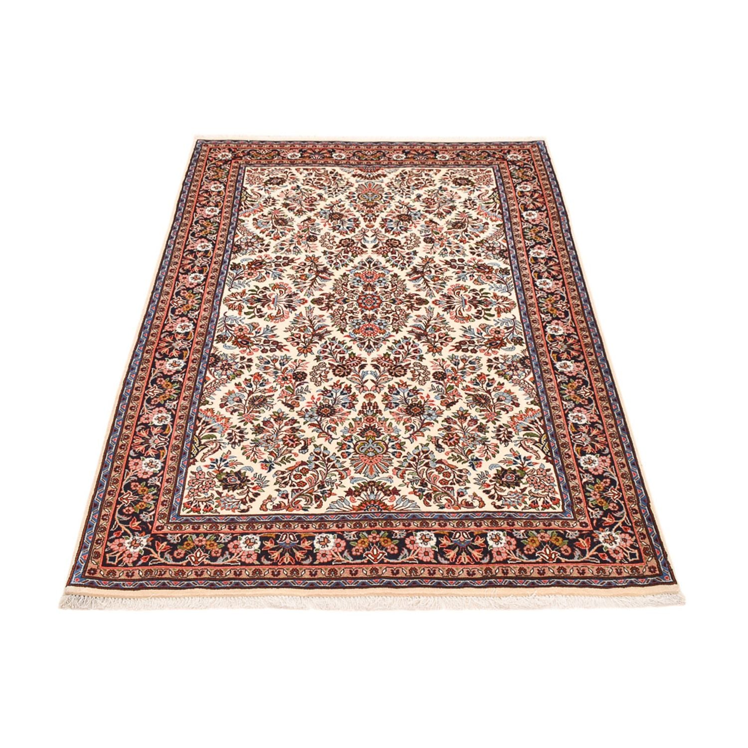 Persisk tæppe - Bijar - 205 x 135 cm - creme