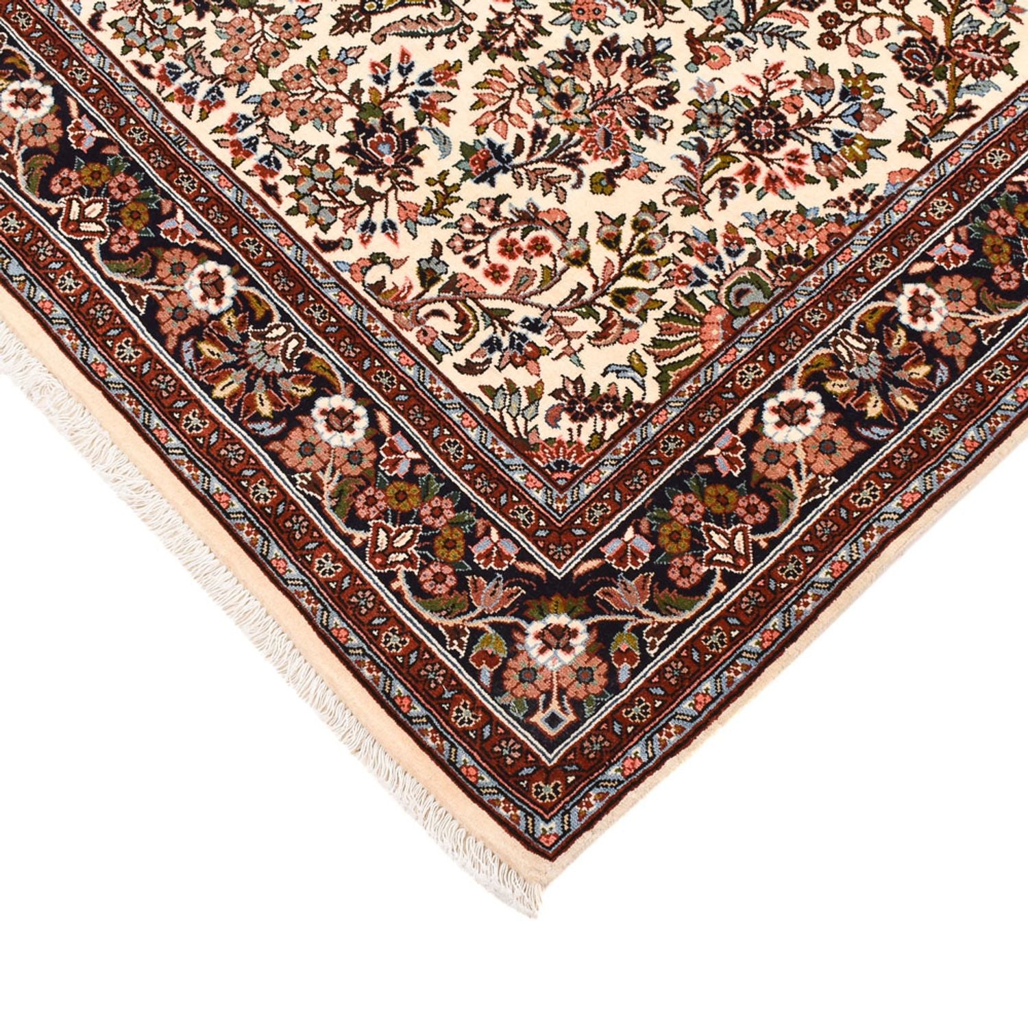 Persisk tæppe - Bijar - 213 x 135 cm - creme