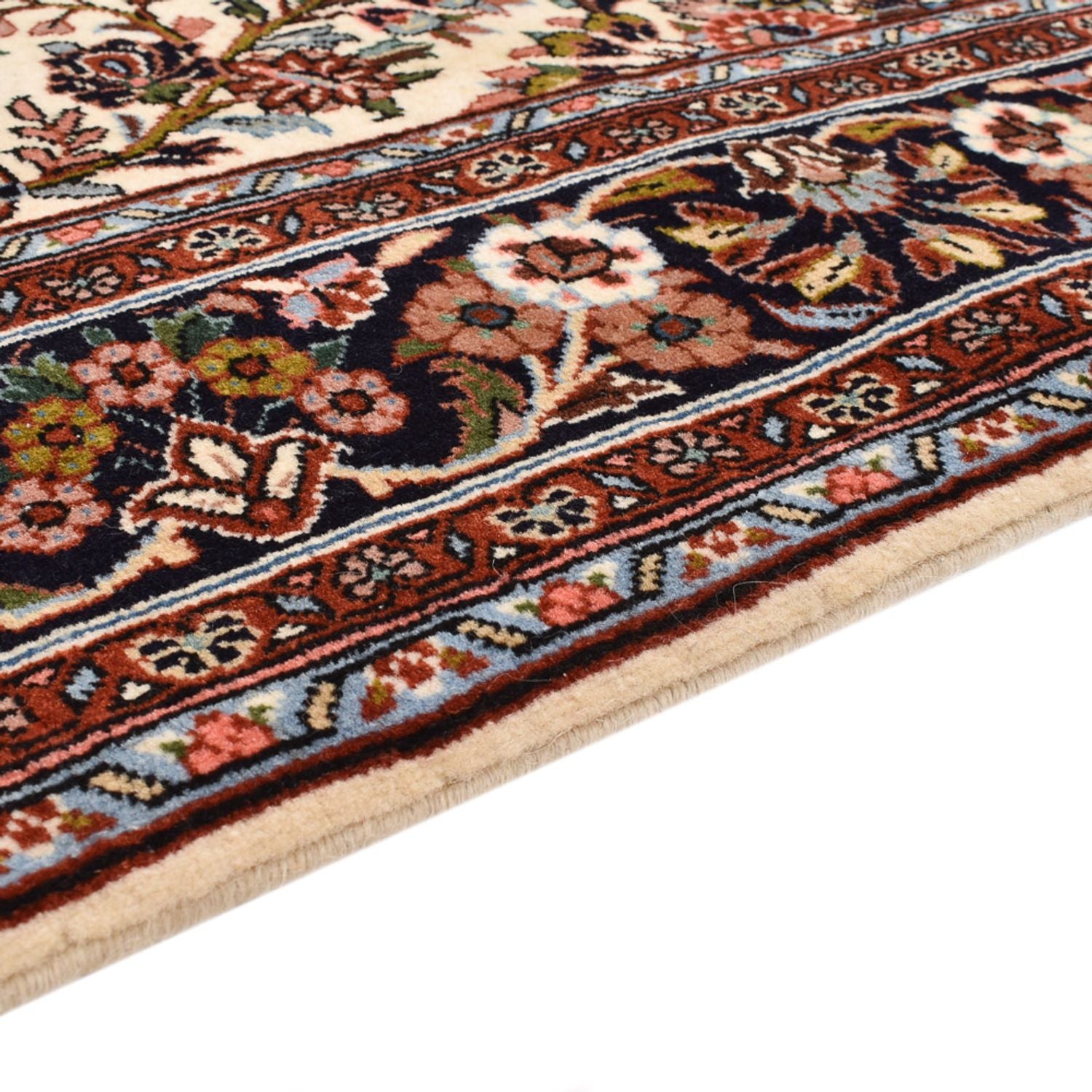 Persisk tæppe - Bijar - 213 x 135 cm - creme