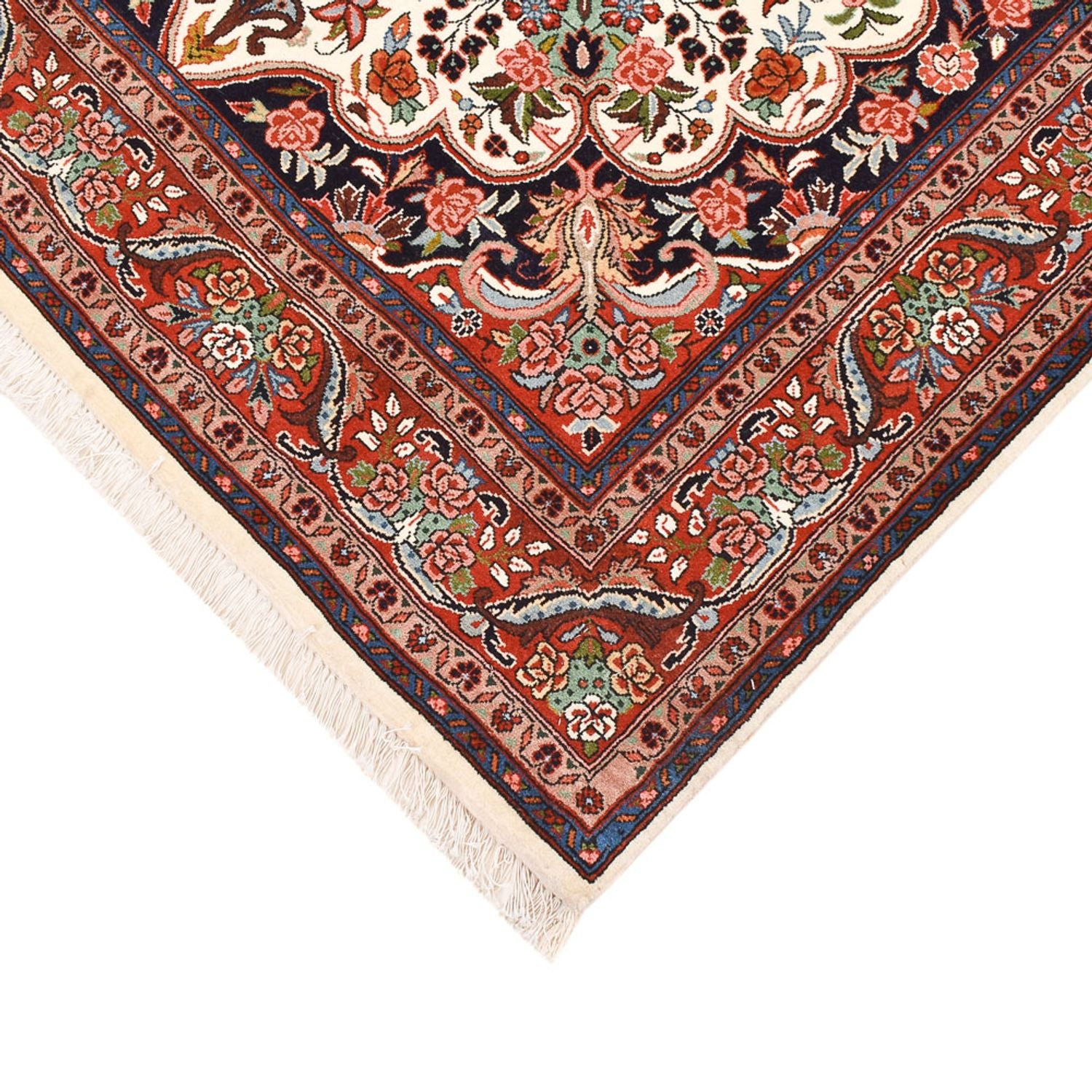 Persisk tæppe - Bijar - 220 x 132 cm - creme