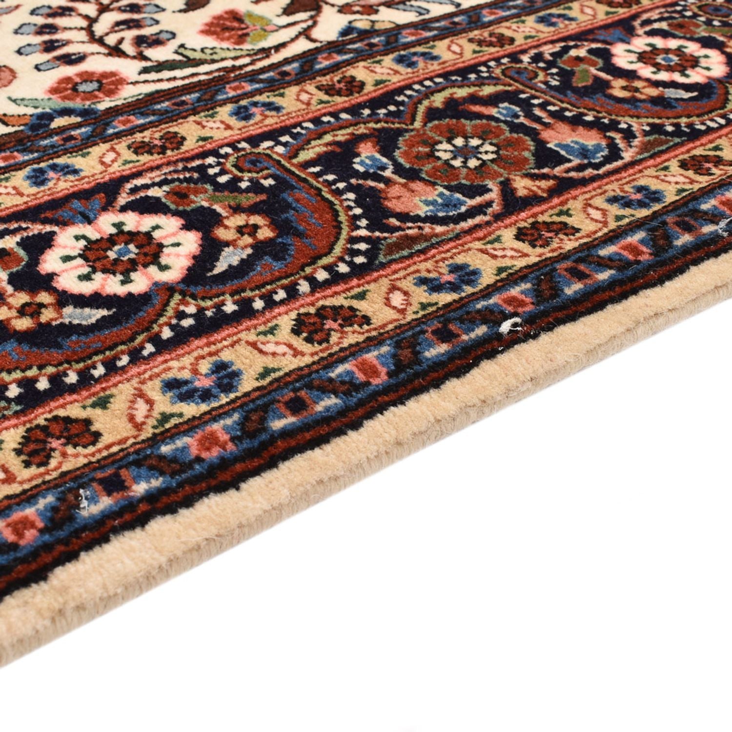Persisk tæppe - Bijar - 215 x 137 cm - creme