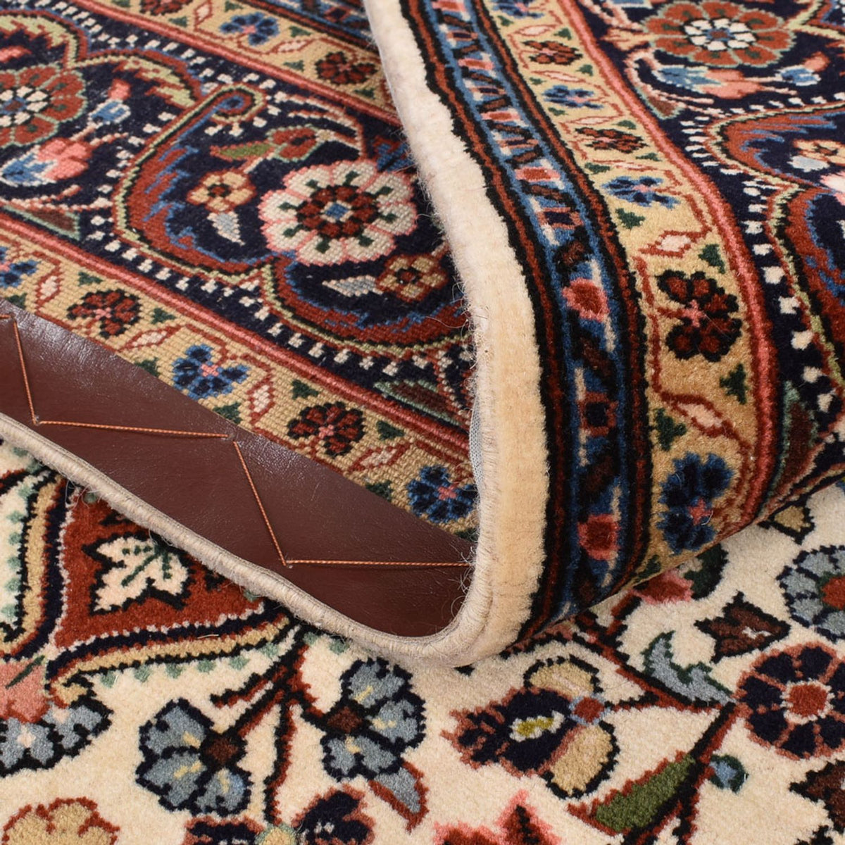 Persisk tæppe - Bijar - 215 x 137 cm - creme