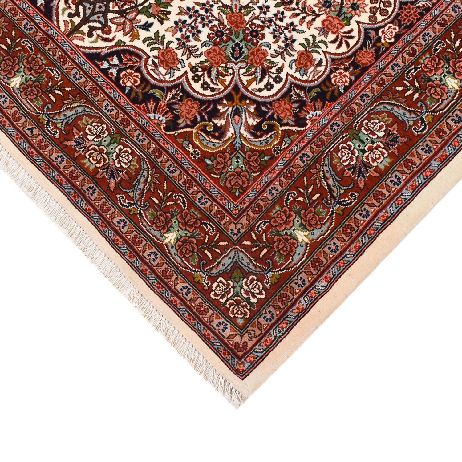 Persisk tæppe - Bijar - 208 x 137 cm - creme