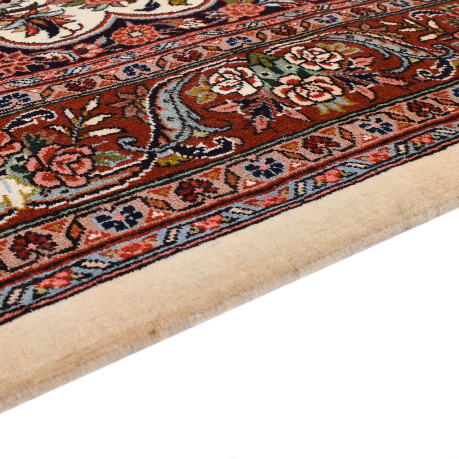 Persisk tæppe - Bijar - 208 x 137 cm - creme