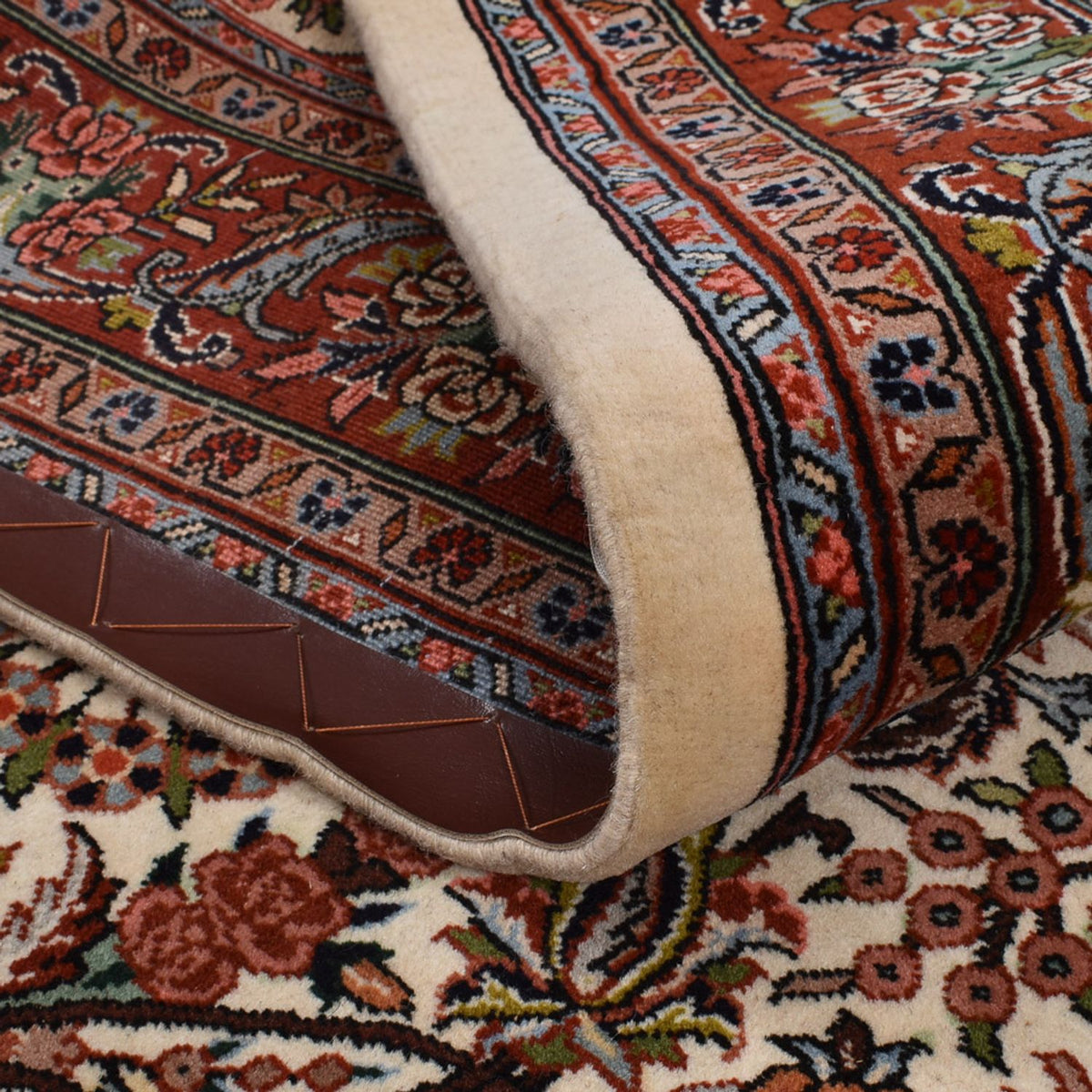 Persisk tæppe - Bijar - 208 x 137 cm - creme