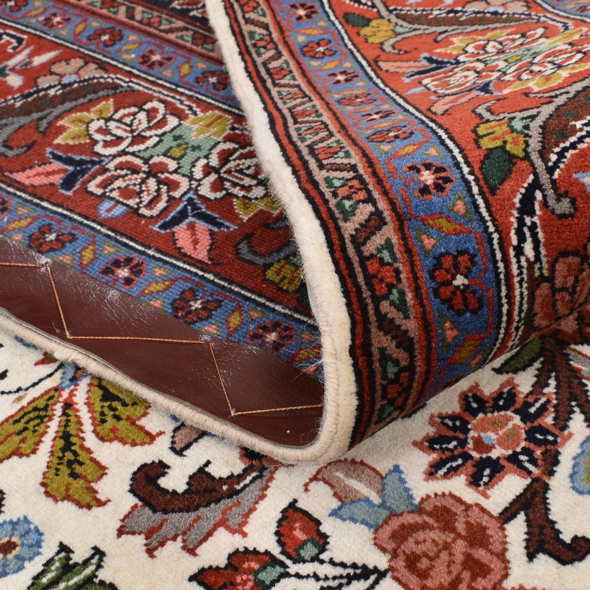 Persisk tæppe - Bijar - 219 x 136 cm - creme