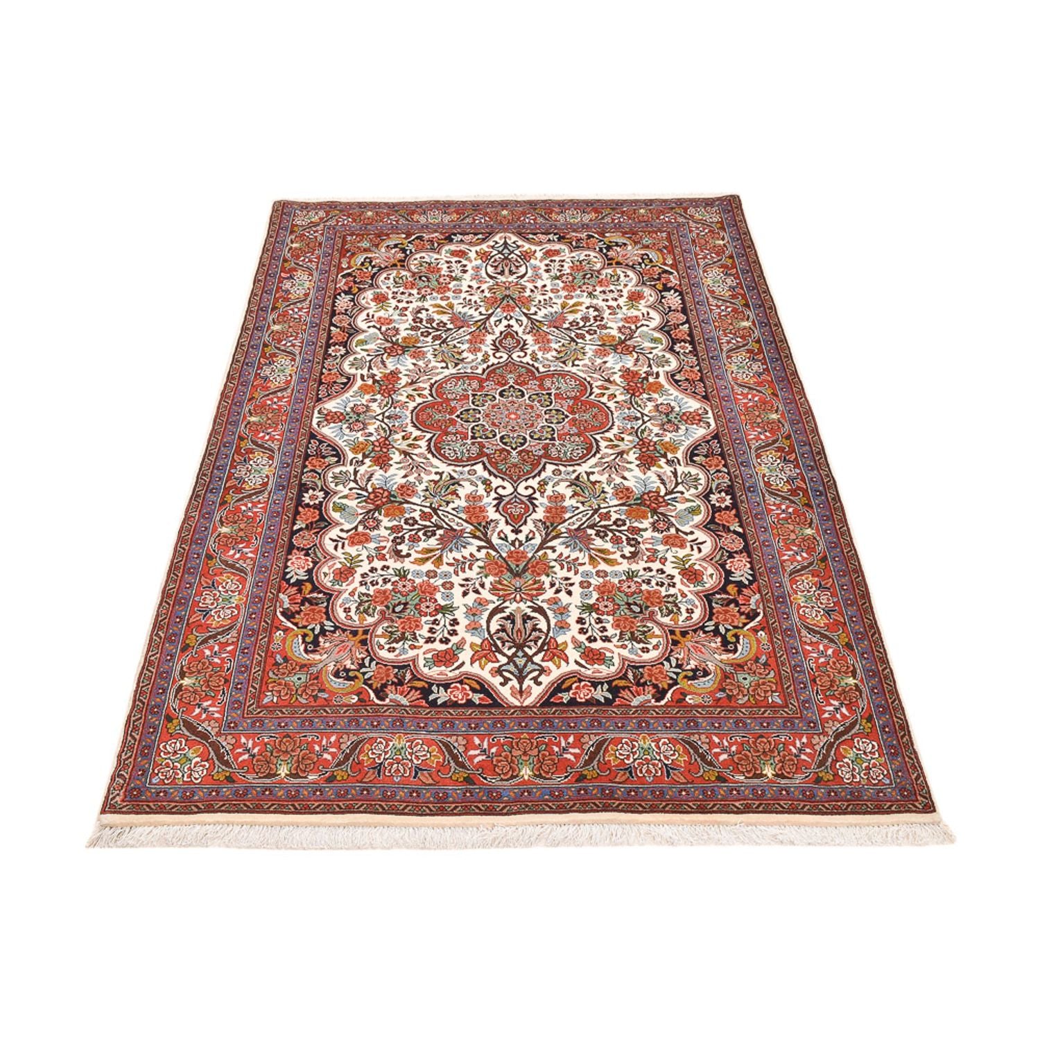 Persisk tæppe - Bijar - 219 x 136 cm - creme