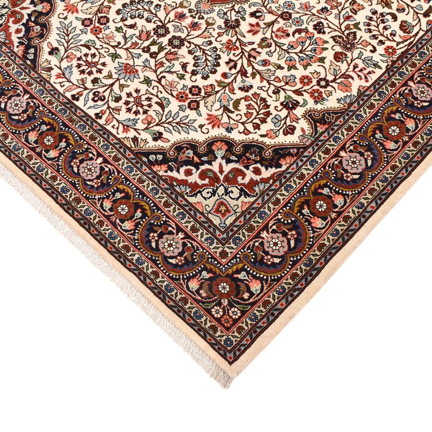 Persisk tæppe - Bijar - 214 x 140 cm - creme