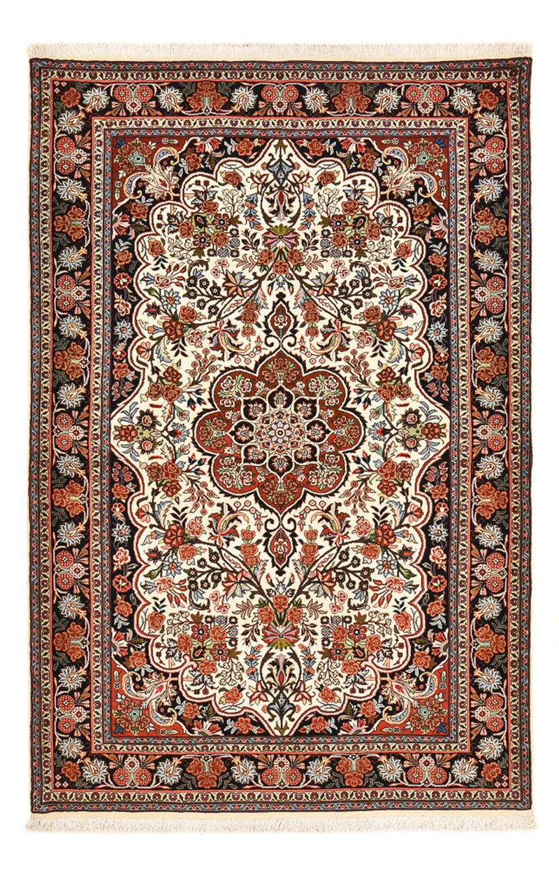Persisk tæppe - Bijar - 218 x 139 cm - creme