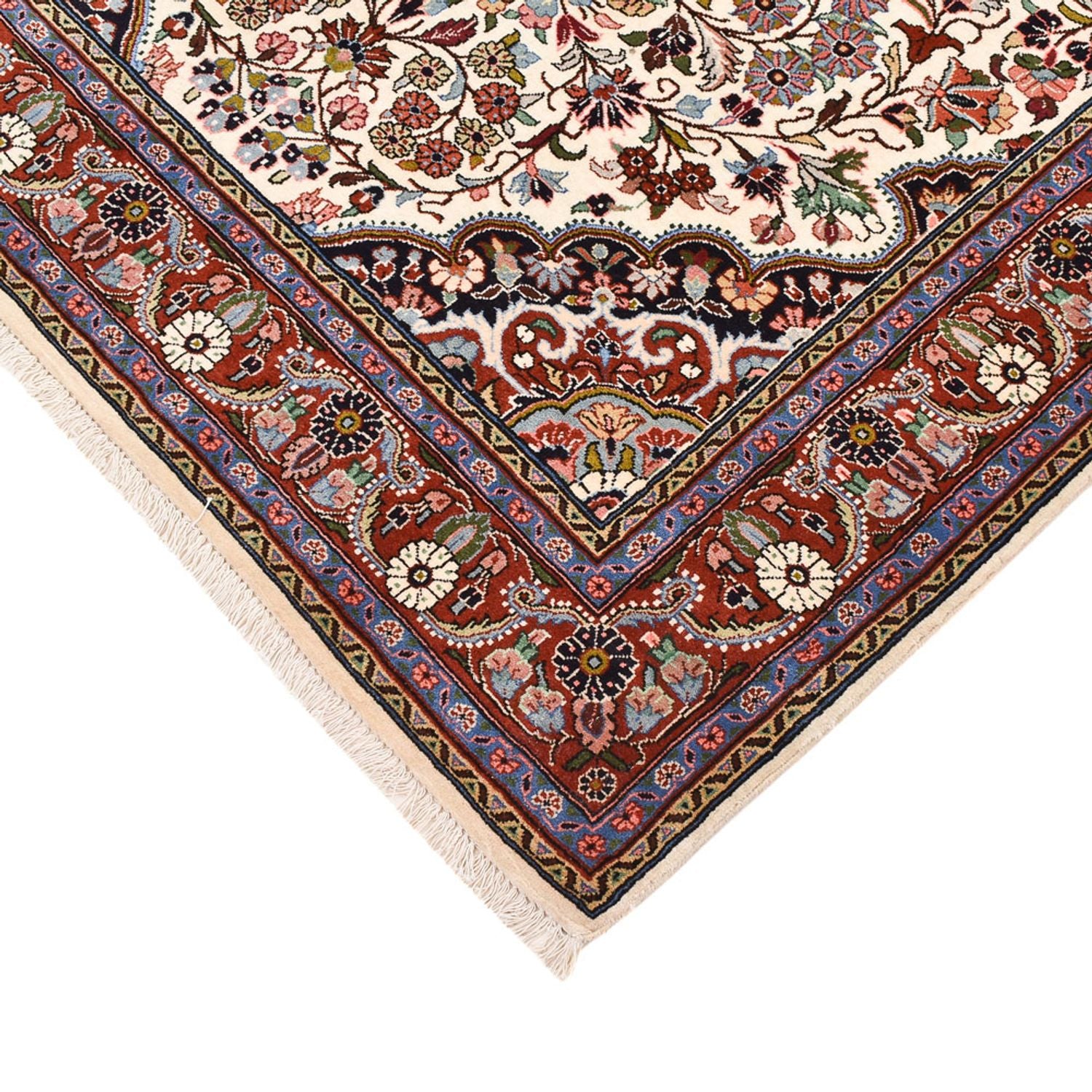 Persisk tæppe - Bijar - 208 x 136 cm - creme