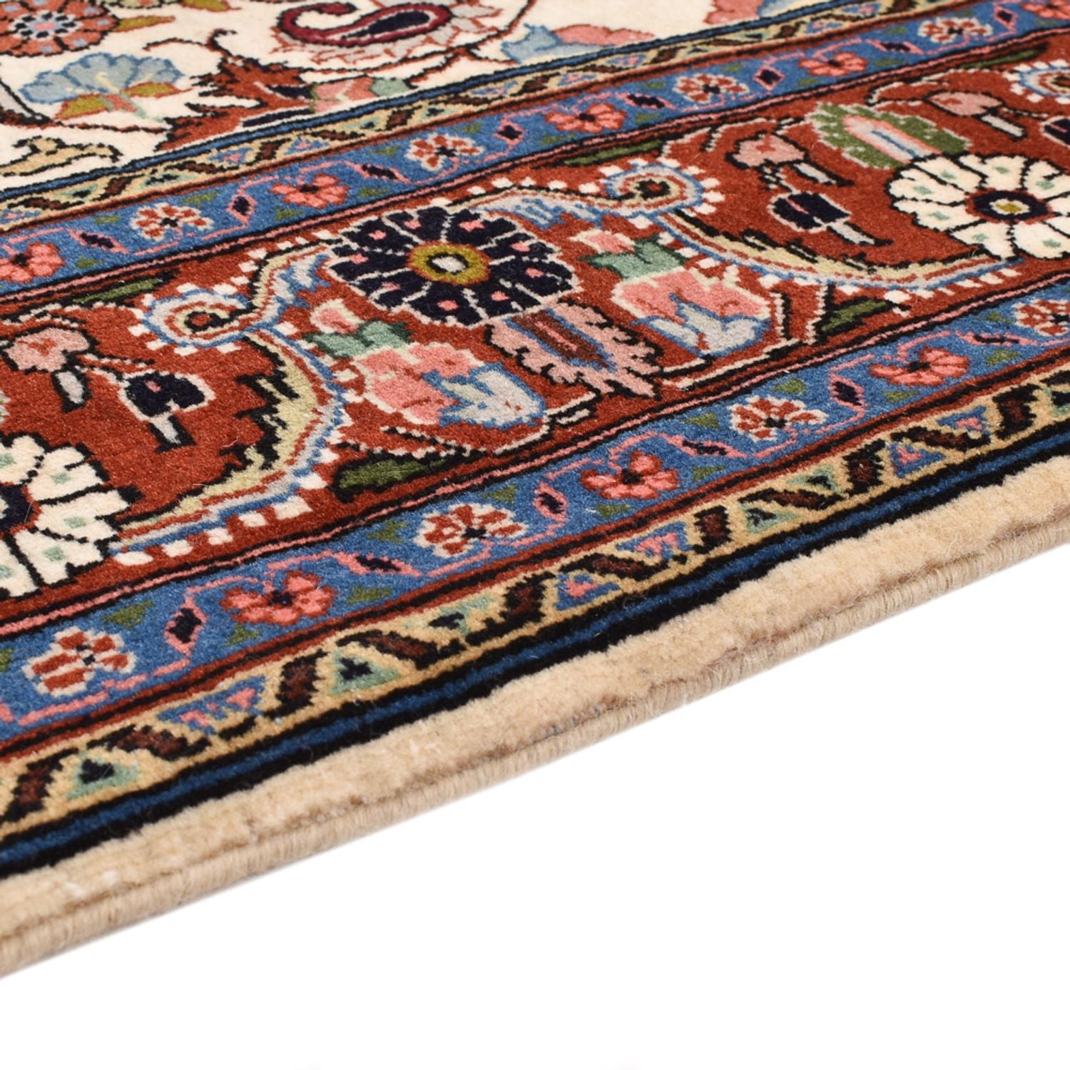 Persisk tæppe - Bijar - 208 x 136 cm - creme