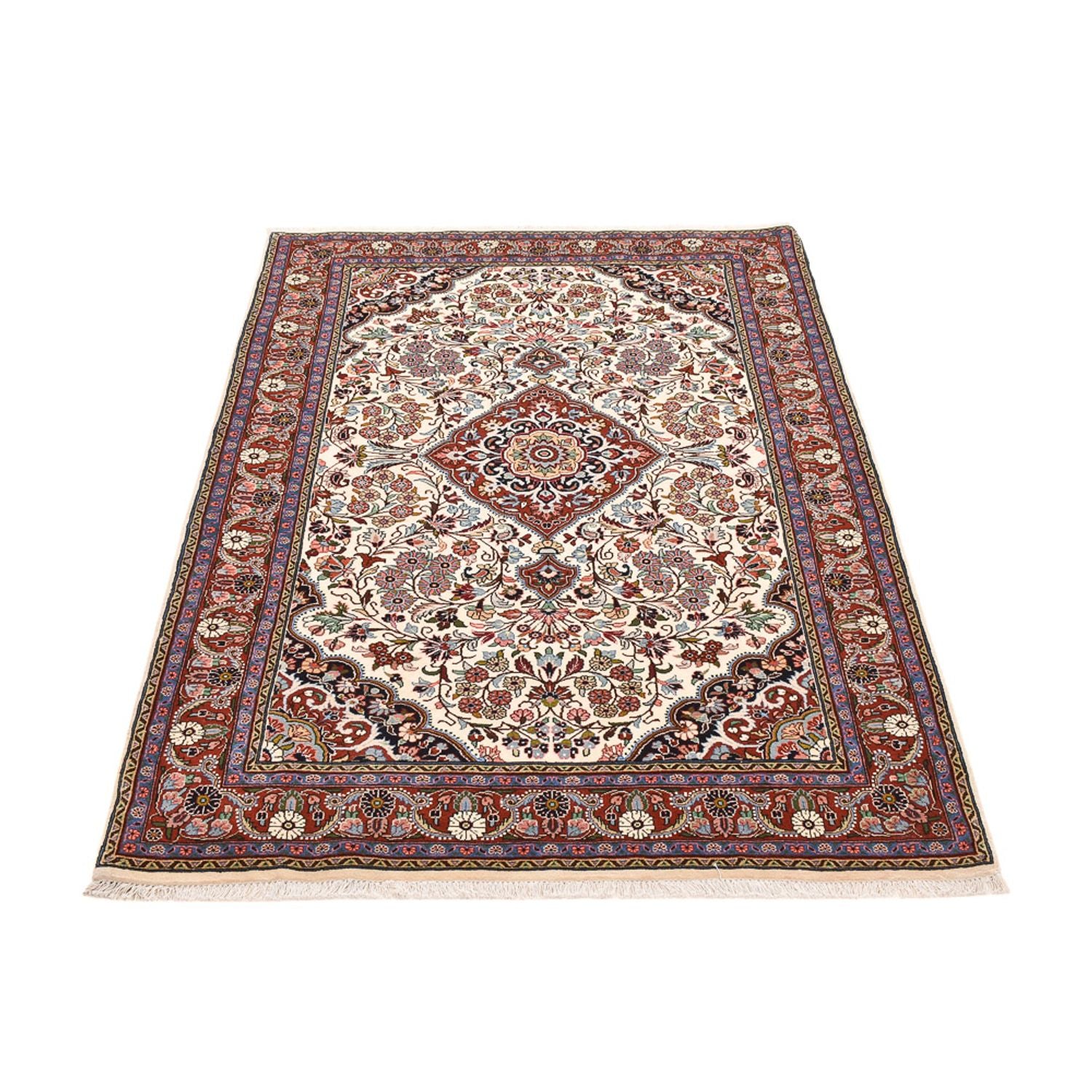 Persisk tæppe - Bijar - 208 x 136 cm - creme