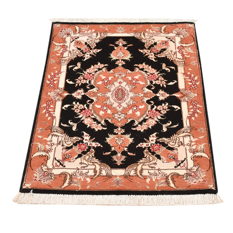 Persisk tæppe - Tabriz - Royal - 88 x 60 cm - mørkeblå