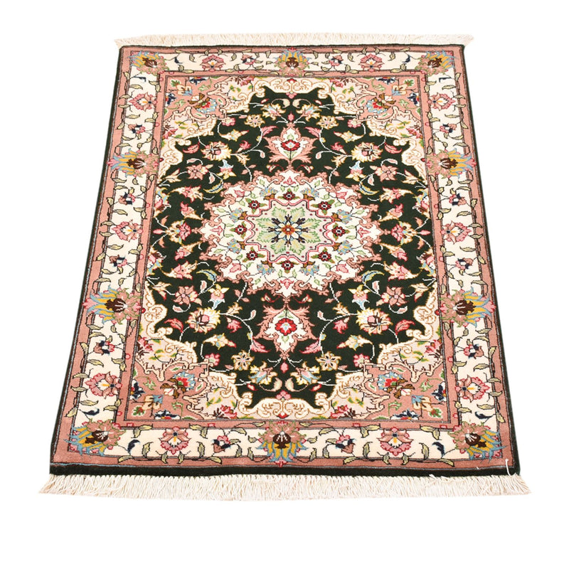 Persisk tæppe - Tabriz - Royal - 90 x 60 cm - mørkeblå