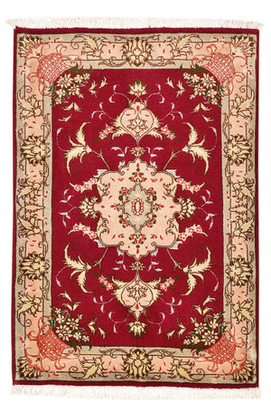 Persisk tæppe - Tabriz - Royal - 90 x 60 cm - rød