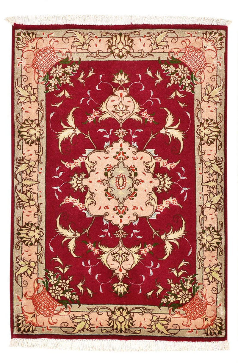 Persisk tæppe - Tabriz - Royal - 90 x 60 cm - rød